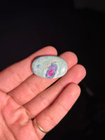 Load image into Gallery viewer, Ruby Fuchsite Crystal Stone – 9.73g Healing Gemstone for Emotional Stability