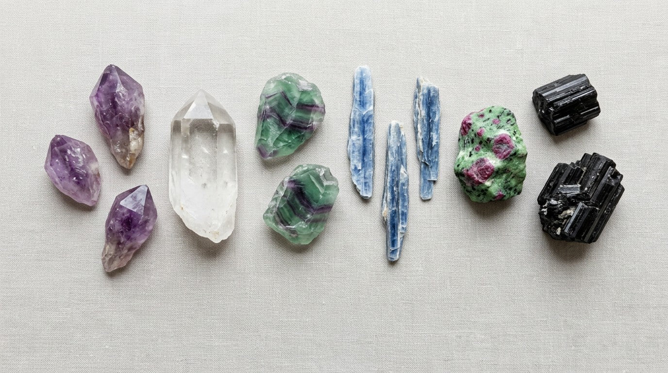 Raw crystals