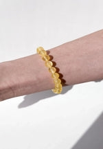 Load image into Gallery viewer, Natural Citrine Bracelet 8mm Beads Stretchable | Healing Crystal Jewelry