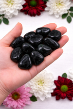 Load image into Gallery viewer, Black Tourmaline Tumble (Grounding and Protection)