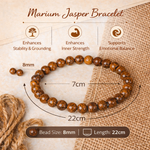 Load image into Gallery viewer, Natural Marium Bracelet 8mm Beads Stretchable | Healing Crystal Jewelry