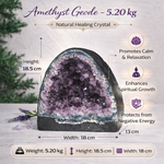 Load image into Gallery viewer, Natural Amethyst Geode 5.20kg - Raw Crystal for Healing