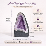 Load image into Gallery viewer, Natural Amethyst Geode 3.2kg - Raw Crystal for Healing