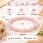 Load image into Gallery viewer, Rose Quartz Bracelet
