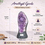 Load image into Gallery viewer, Natural Amethyst Geode 2.80kg - Raw Crystal for Healing