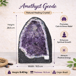 Load image into Gallery viewer, Natural Amethyst Geode 9.40kg - Raw Crystal for Healing