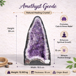 Load image into Gallery viewer, Natural Amethyst Geode 12.60kg - Raw Crystal for Healing