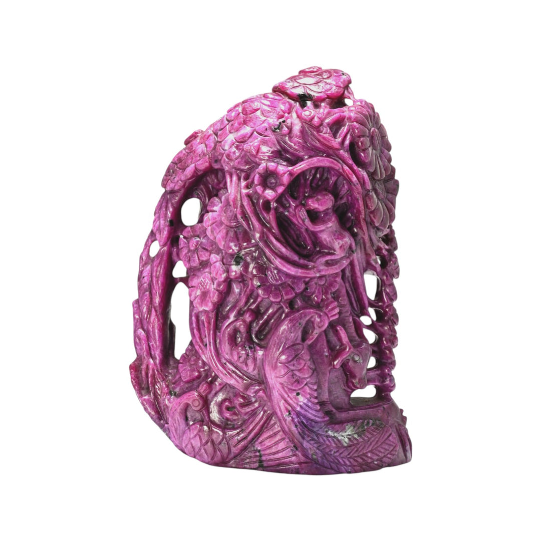 Ruby Radha Krishna Idol 1554g – Spiritual Couple Statue for Love & Harmony
