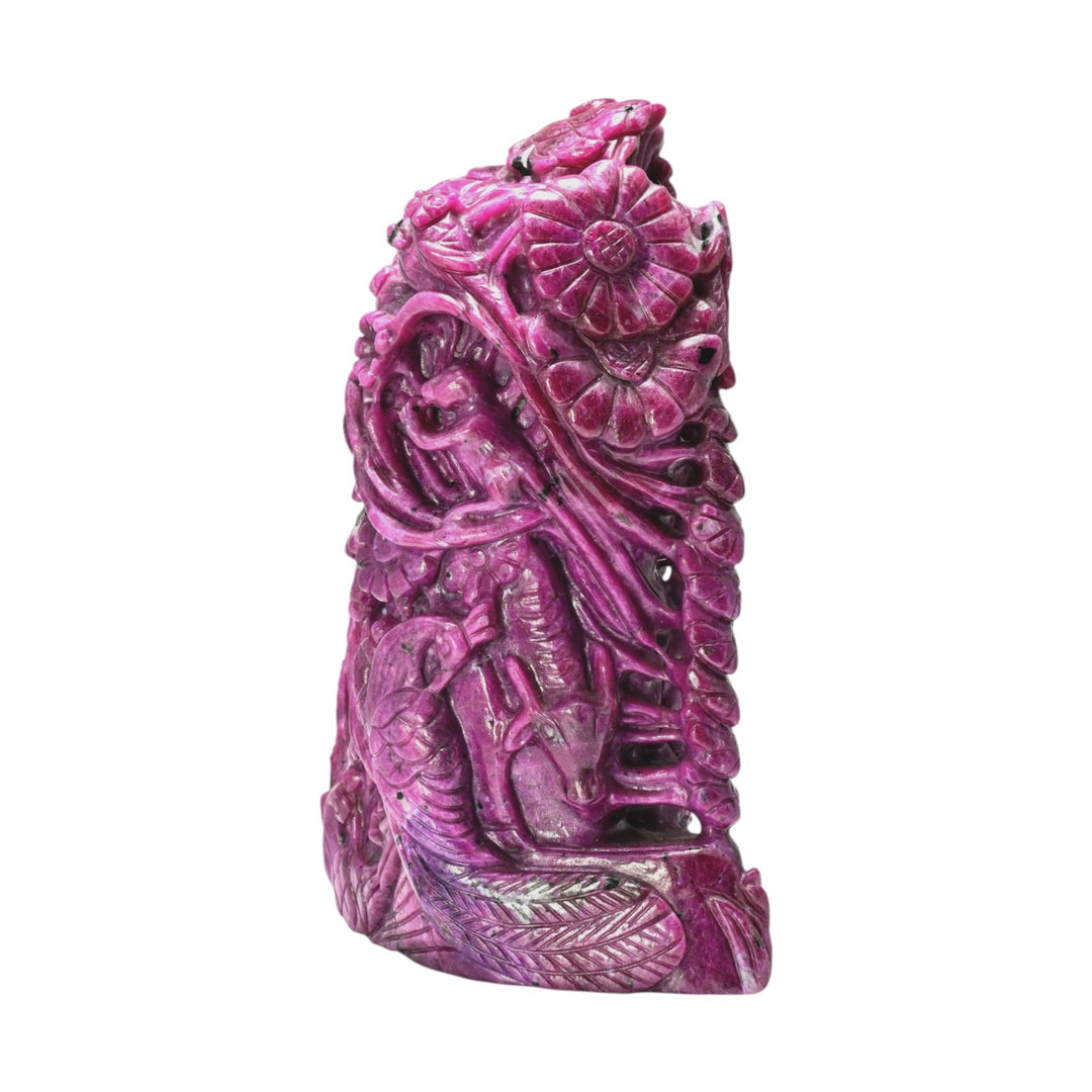 Ruby Radha Krishna Idol 1554g – Spiritual Couple Statue for Love & Harmony