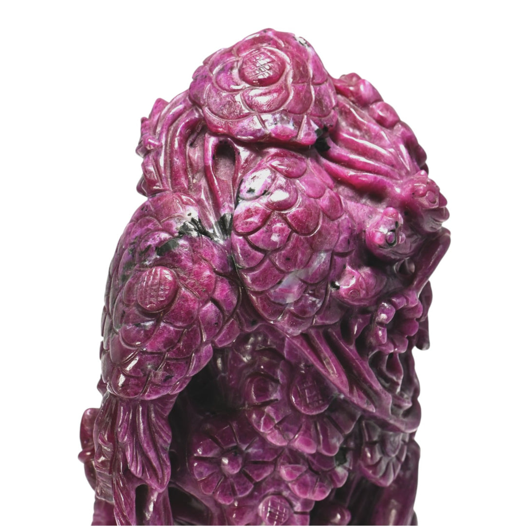 Ruby Radha Krishna Idol 1554g – Spiritual Couple Statue for Love & Harmony