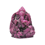 Load image into Gallery viewer, Ruby Ganesha Idol 514g – Premium Ganpati Murti for Prosperity &amp; Strength
