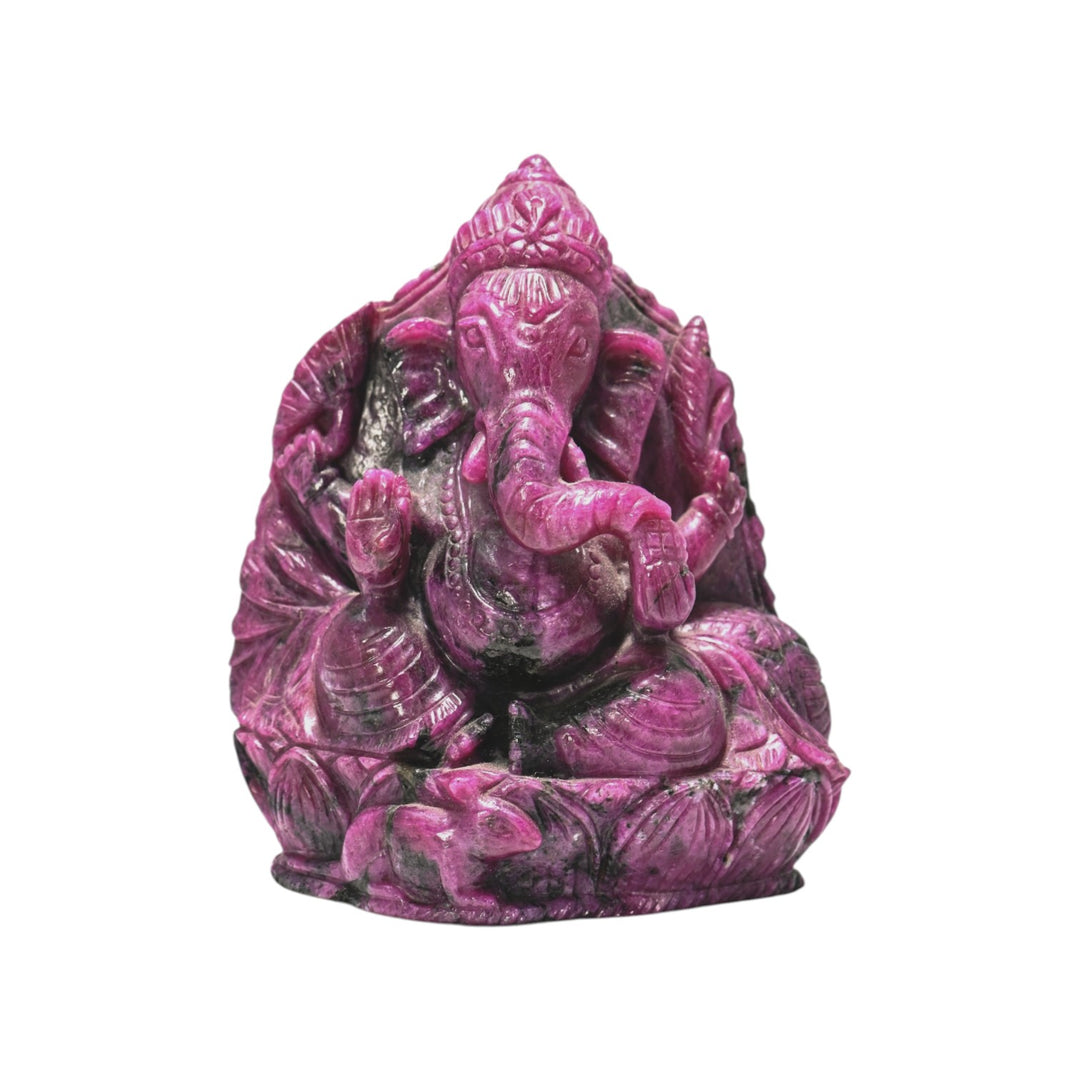 Ruby Ganesha Idol 514g – Premium Ganpati Murti for Prosperity & Strength