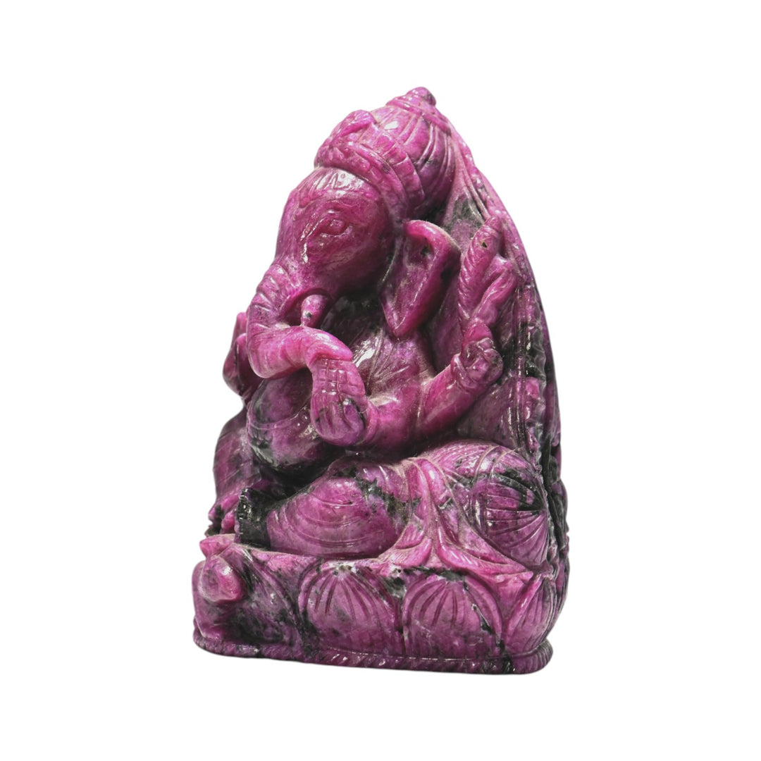 Ruby Ganesha Idol 514g – Premium Ganpati Murti for Prosperity & Strength