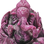 Load image into Gallery viewer, Ruby Ganesha Idol 514g – Premium Ganpati Murti for Prosperity &amp; Strength