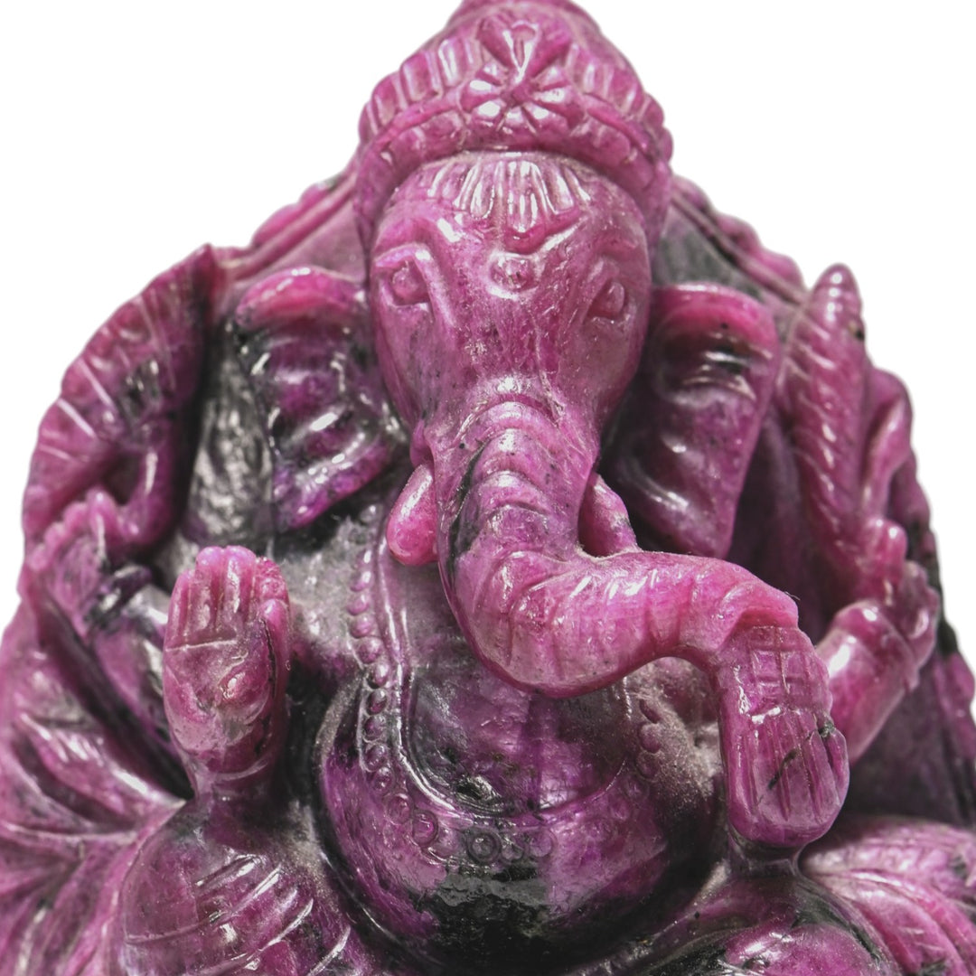 Ruby Ganesha Idol 514g – Premium Ganpati Murti for Prosperity & Strength