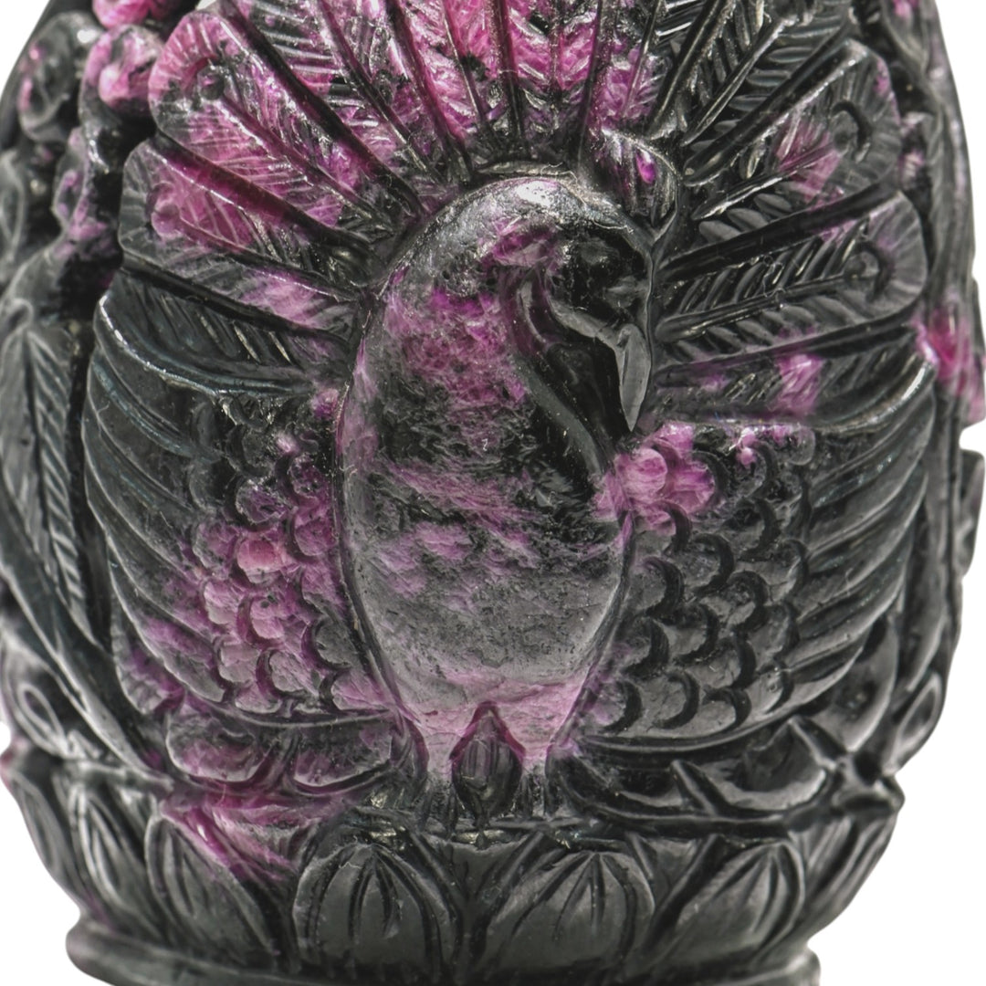 Ruby Buddha Idol 199g – Meditation Statue for Peace & Positive Energy