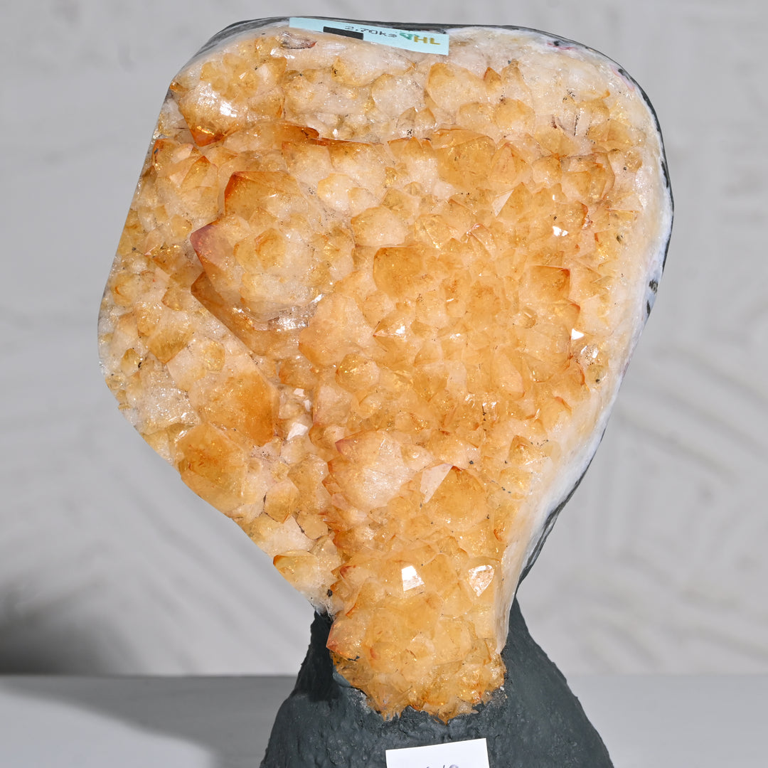 Natural Citrine Geode Cluster 2.70kg – Positive Energy & Prosperity Crystal