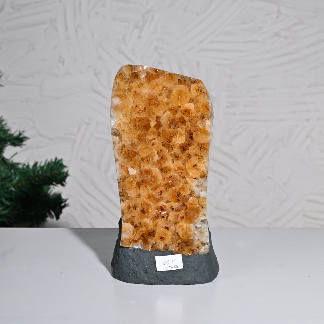 Natural Citrine Geode Cluster 2.75kg – Healing & Wealth Attraction Crystal