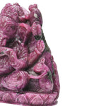 Load image into Gallery viewer, Ruby Ganesha Idol 235g – Decorative Spiritual Statue for Home &amp; Temple