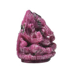 Load image into Gallery viewer, Ruby Ganesha Idol 343.5cts – Spiritual Statue for Prosperity &amp; Strength