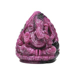 Load image into Gallery viewer, Ruby Ganesha Idol 343.5cts – Spiritual Statue for Prosperity &amp; Strength