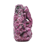 Load image into Gallery viewer, Ruby Ganesha Idol 210g – Hand Carved Red Stone Ganpati for Power &amp; Wealth
