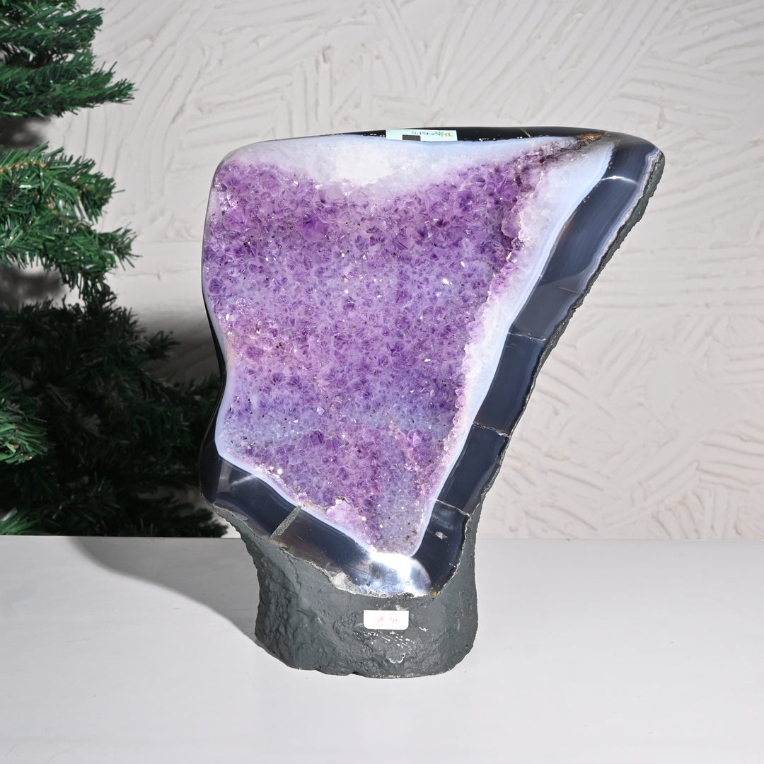 Natural Amethyst Geode 8.51kg - Raw Crystal for Healing