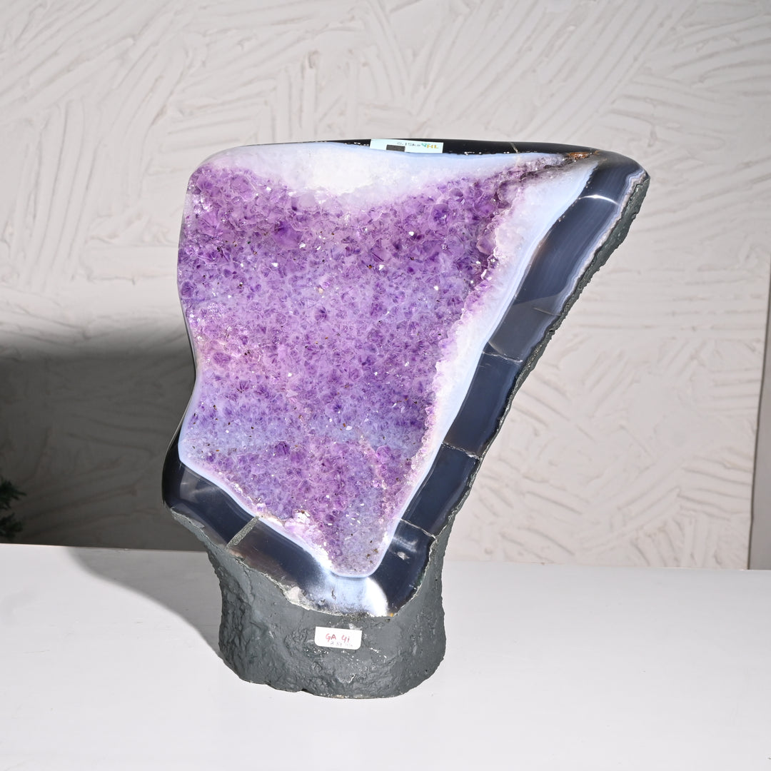 Natural Amethyst Geode 8.51kg - Raw Crystal for Healing