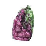 Load image into Gallery viewer, Ruby Zoisite Ganesha Idol 389cts – Natural Stone Ganpati for Growth &amp; Energy