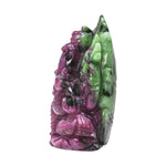Load image into Gallery viewer, Ruby Zoisite Ganesha Idol 389cts – Natural Stone Ganpati for Growth &amp; Energy