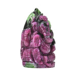 Load image into Gallery viewer, Ruby Zoisite Ganesha Idol 389cts – Natural Stone Ganpati for Growth &amp; Energy