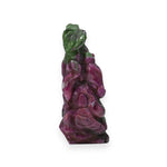 Load image into Gallery viewer, Ruby Zoisite Ganesha Idol 535cts – Hand Carved Ganpati for Balance &amp; Growth