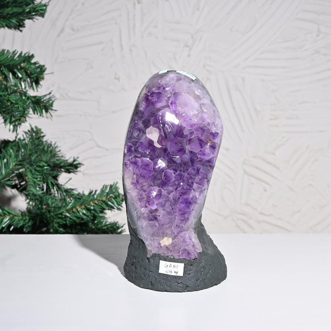 Natural Amethyst Geode 2.95kg - Raw Crystal for Healing