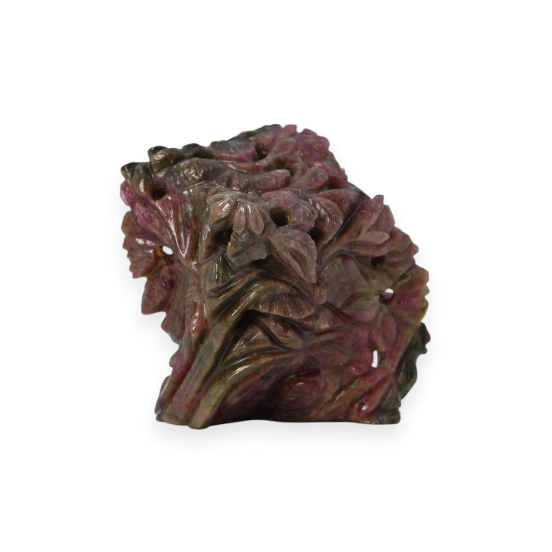 Pink Tourmaline Ganesha Idol 616cts – Spiritual Ganpati Statue for Love & Healing