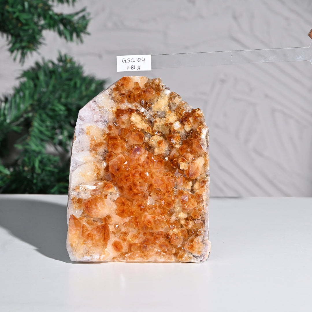 Natural Citrine Cluster 1181g – Healing Crystal for Prosperity & Positivity