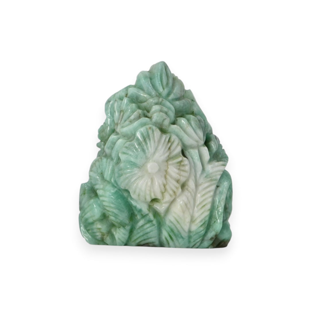 Emerald Ganesha Idol 524.5cts – Premium Green Stone Ganpati for Wealth