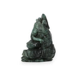 Load image into Gallery viewer, Emerald Ganesha Idol 354cts – Decorative Spiritual Statue for Home &amp; Vastu