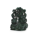 Load image into Gallery viewer, Emerald Ganesha Idol 354cts – Decorative Spiritual Statue for Home &amp; Vastu