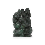 Load image into Gallery viewer, Emerald Ganesha Idol 311cts – Hand Carved Ganpati Murti for Abundance