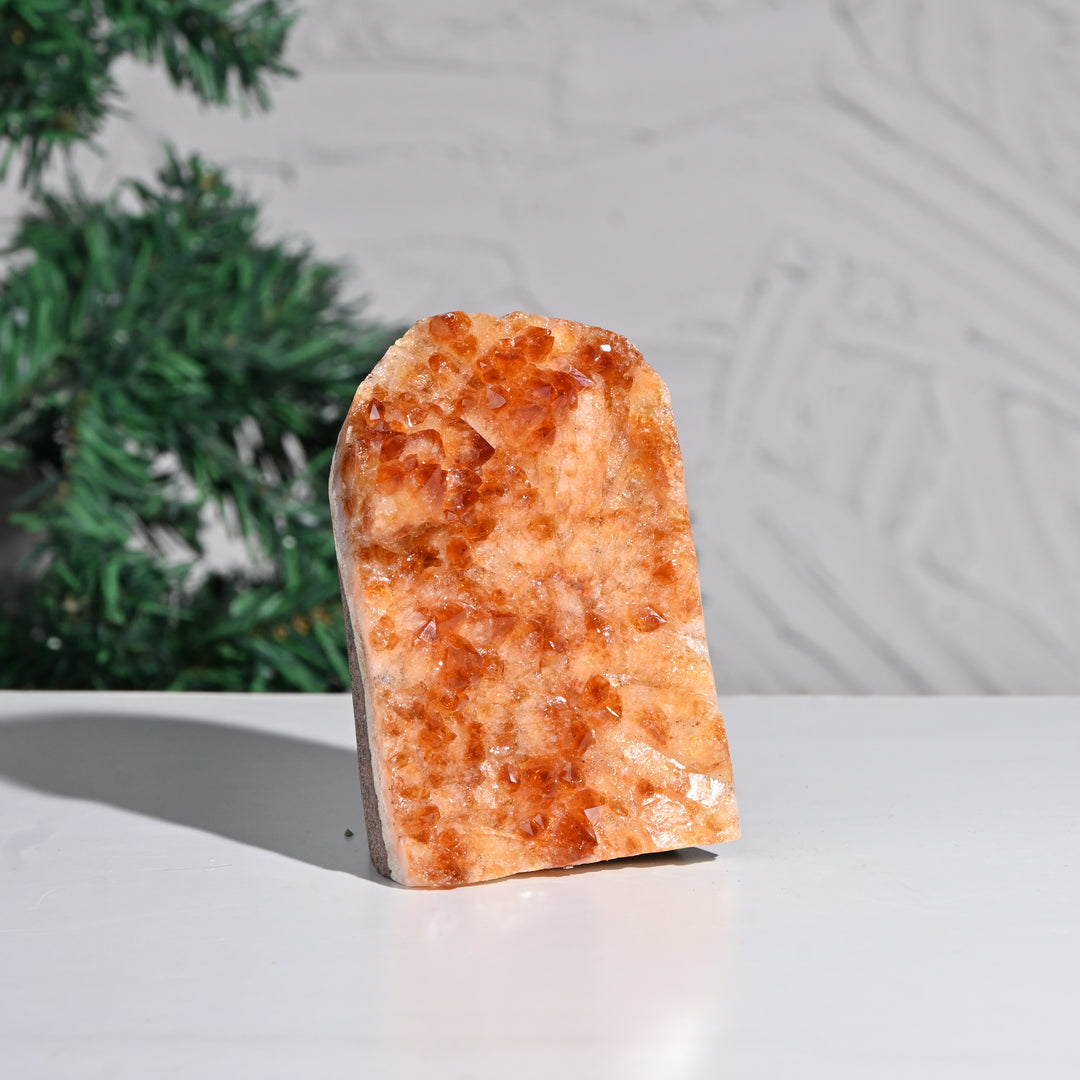 Citrine Geode 767g – Natural Crystal for Wealth & Spiritual Growth