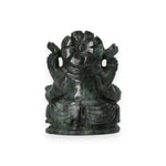 Load image into Gallery viewer, Emerald Ganesha Idol 311cts – Hand Carved Ganpati Murti for Abundance