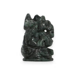 Load image into Gallery viewer, Emerald Ganesha Idol 311cts – Hand Carved Ganpati Murti for Abundance
