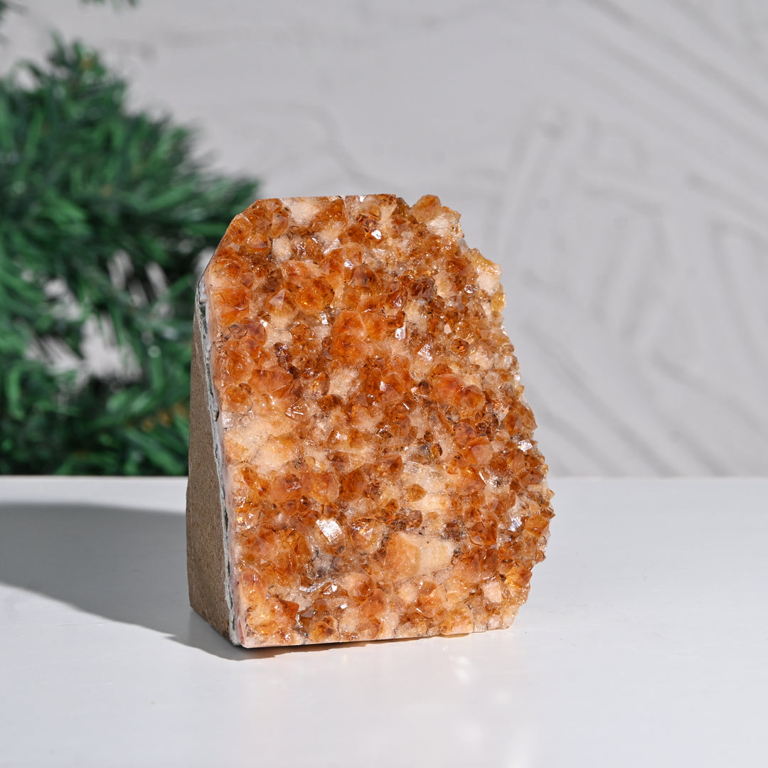 Citrine Crystal Cluster 961g – Natural Healing Stone for Abundance