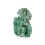 Load image into Gallery viewer, Emerald Hanuman Ji Idol 67.5cts – Sacred Stone Statue for Strength &amp; Protection