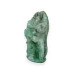 Load image into Gallery viewer, Emerald Hanuman Ji Idol 67.5cts – Sacred Stone Statue for Strength &amp; Protection