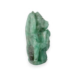 Load image into Gallery viewer, Emerald Hanuman Ji Idol 67.5cts – Sacred Stone Statue for Strength &amp; Protection