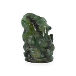 Load image into Gallery viewer, Emerald Ganesha Idol 88.5cts – Green Stone Ganpati Murti for Wealth &amp; Success