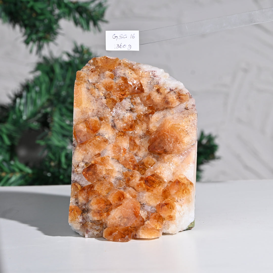 Citrine Cluster 1360g – Healing Crystal for Wealth & Home Energy