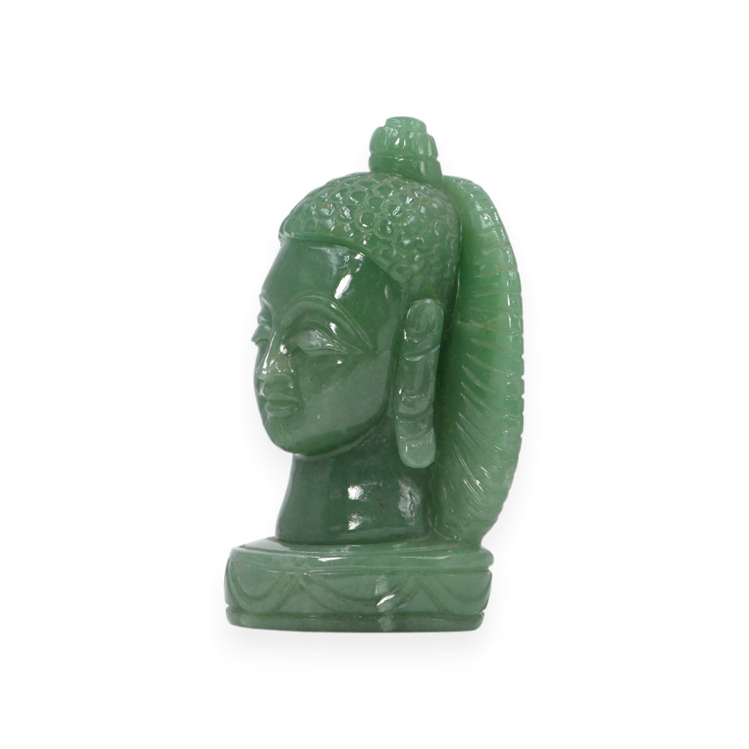 Green Aventurine Buddha Statue 2471cts – Spiritual Idol for Wealth & Positive Energy