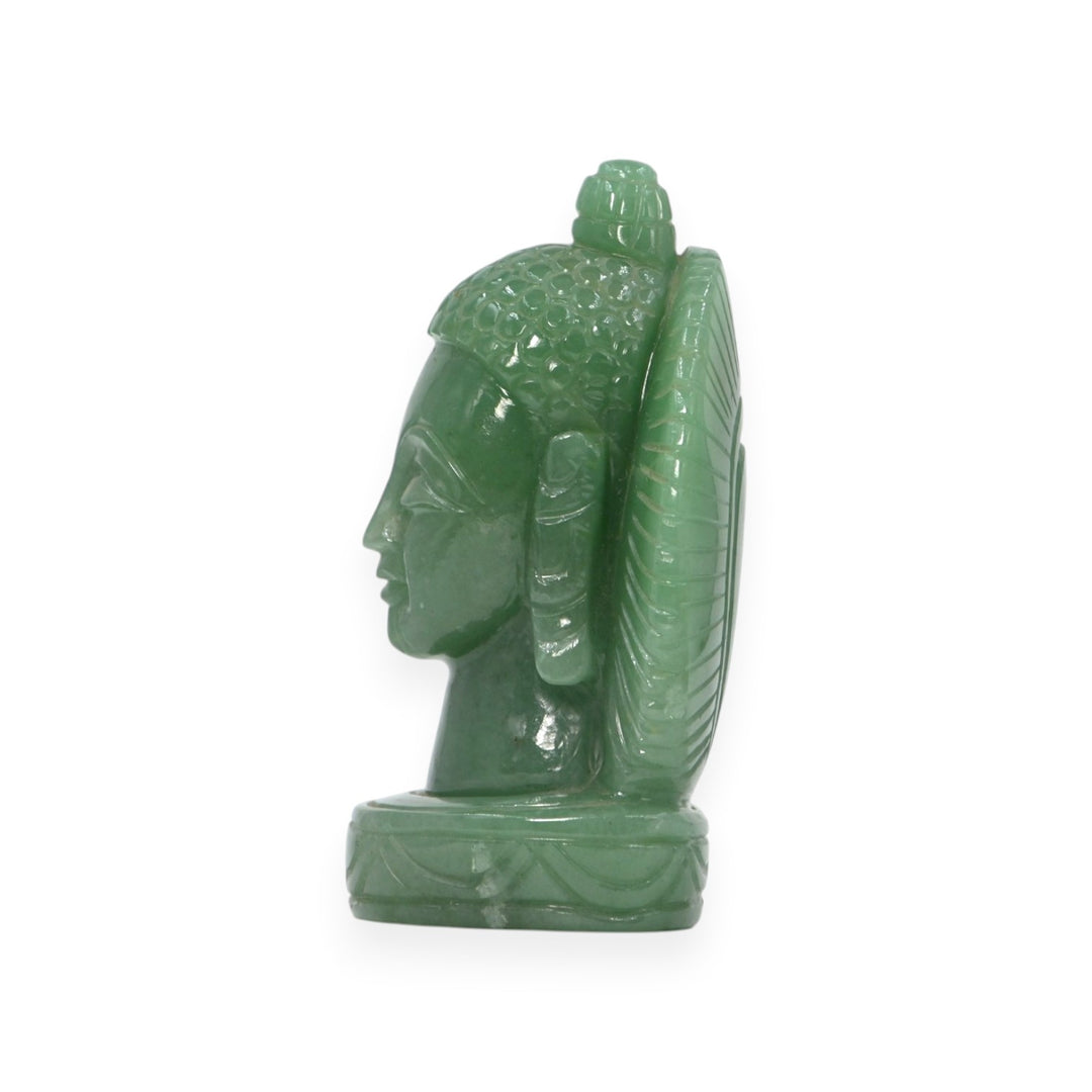 Green Aventurine Buddha Statue 2471cts – Spiritual Idol for Wealth & Positive Energy